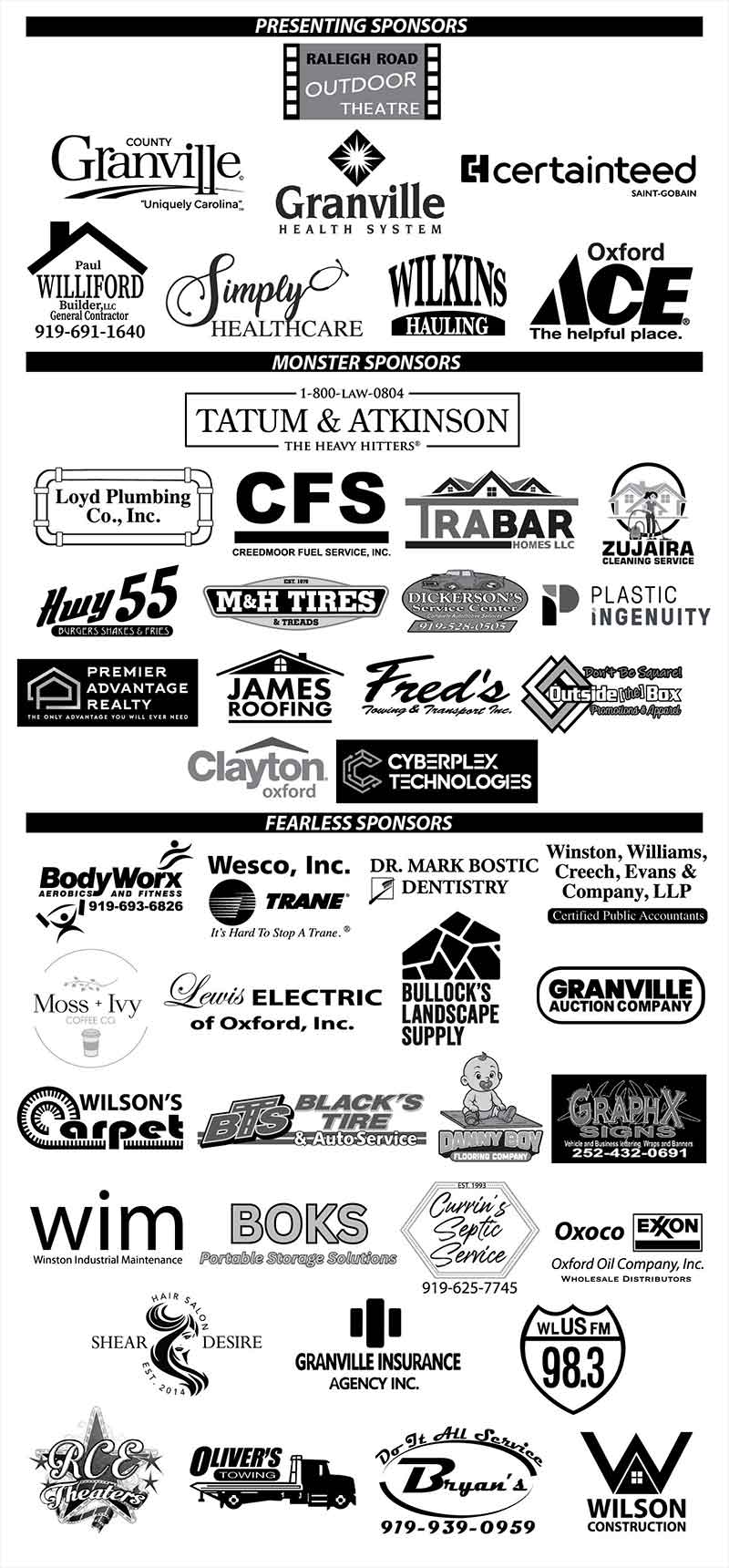 Our Sponsors Our Sponsors